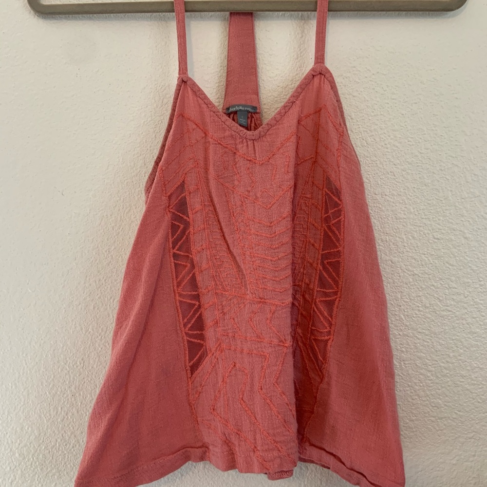 Pink halter top
